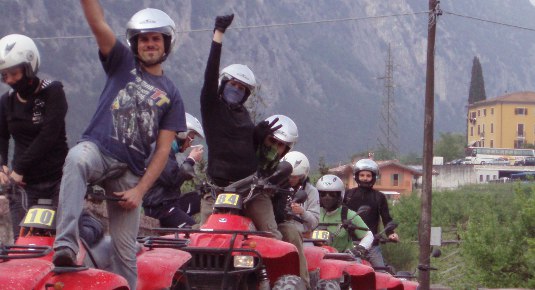 lago di garda escursione quad