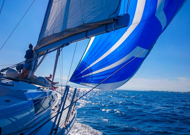 barca a vela esperienza green