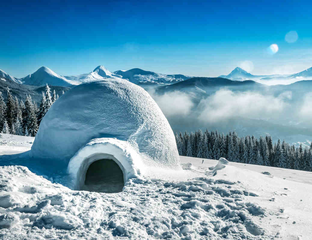 pernottamento in igloo