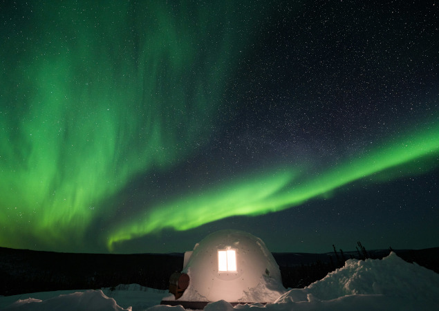 dormire in un igloo