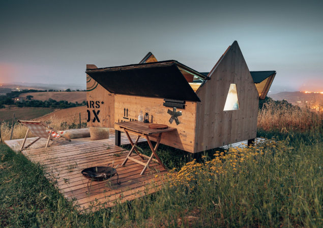 dormire in una starsbox esperienza green