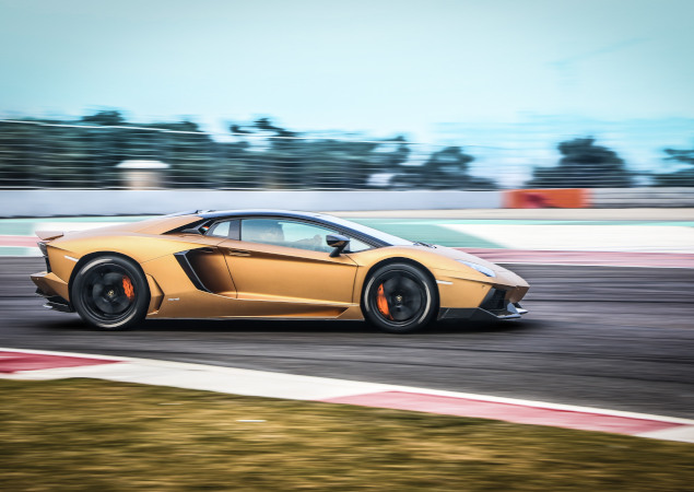 guidare lamborghini pista