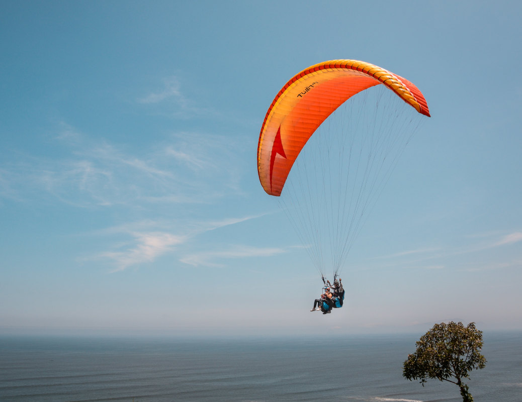 volo biposto in parapendio