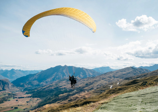 volo parapendio esperienza green