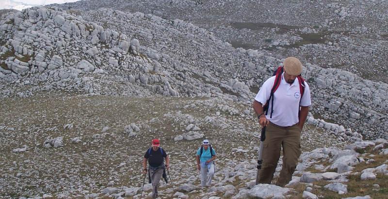 passeggiata in montagna