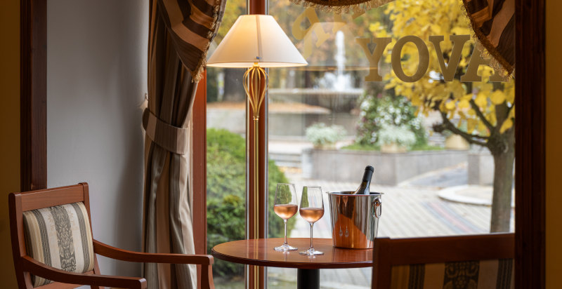 Ambiente accogliente lobby Hotel Savoy Frantiskovy Lazne