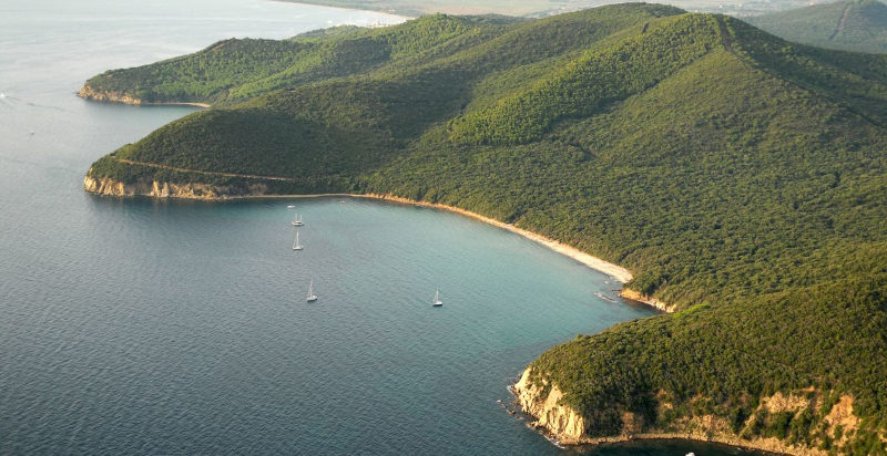 Calette nascoste di Scarlino raggiungibili in barca a motore