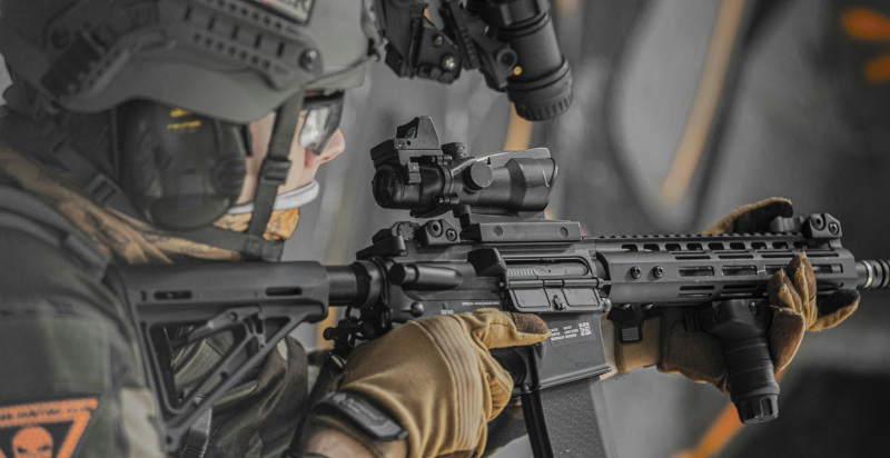 Campo softair immerso nella natura in Lombardia