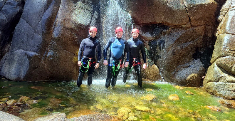 canyoning rio zairi sud sardegna cascata