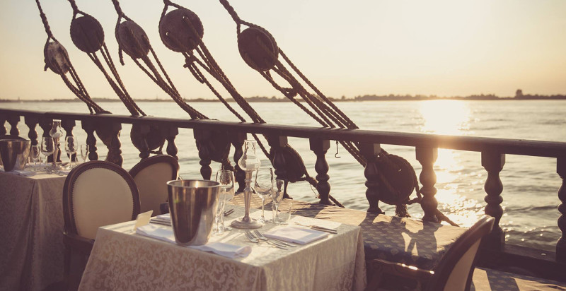 cena romantica a venezia