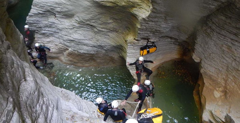 Forra di Prodo canyoning Orvieto