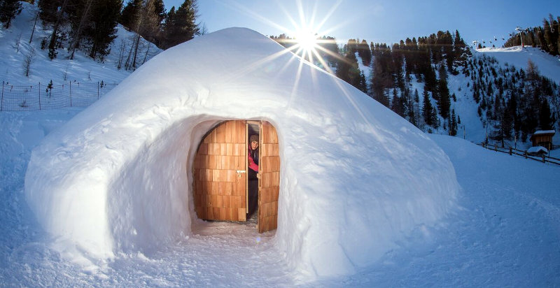 igloo per due mattina