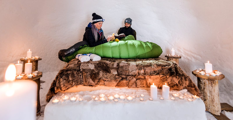 igloo romantico per due