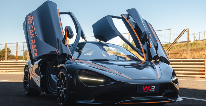 McLaren 750S all'Autodromo di Pergusa in Sicilia