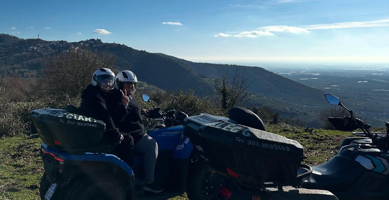 Percorso off road in quad a Rocca Massima tra natura e adrenalina