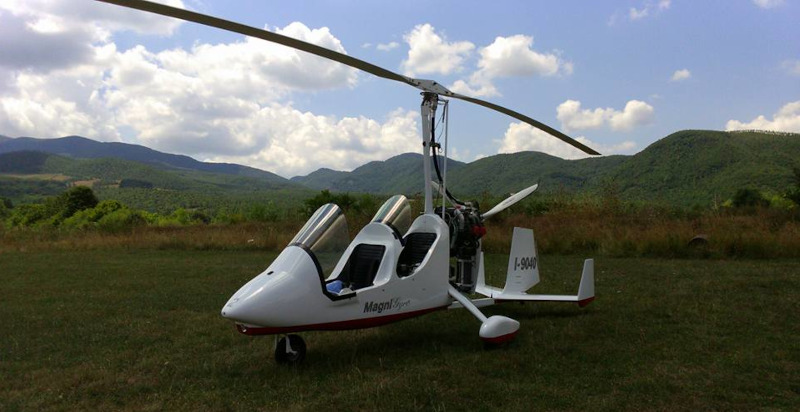 Esperienza di pilotaggio autogiro a Buccino, Salerno
