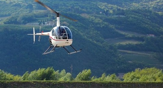 pilotare elicottero in Trentino