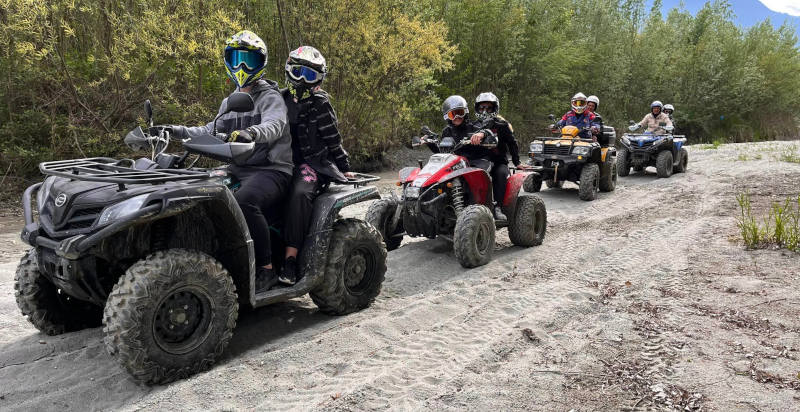 Escursione in quad nella Valtellina, Sondrio