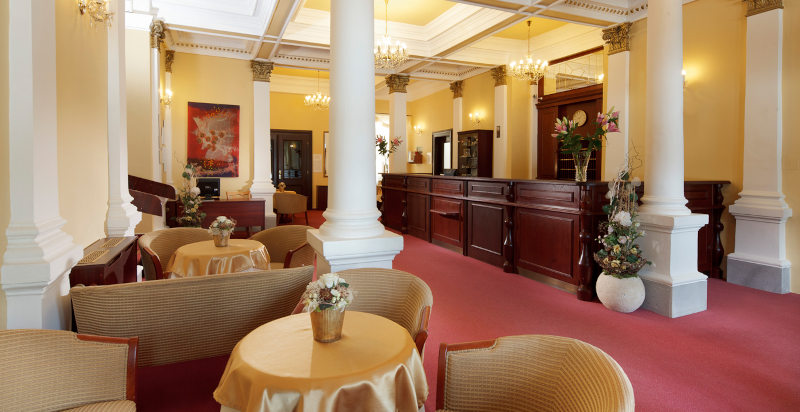 Reception di lusso all'Hotel Savoy Frantiskovy Lazne