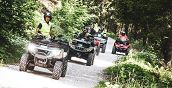 Escursione in quad attraverso il bosco dell'Altopiano di Asiago