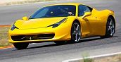 Ferrari 458 Italia sul circuito di Sassari