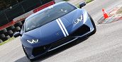 Giro in pista in Lamborghini Huracán sul tracciato dell’autodromo Tazio Nuvolari
