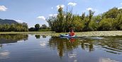 Avventura in kayak parco dell’adda, esplorando fiume, meandri e natura incontaminata