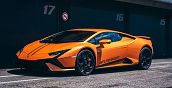Lamborghini Huracán Tecnica sul circuito di Monza durante un'esperienza di guida in pista