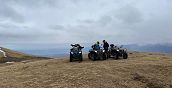 Natura abruzzese durante un'escursione in quad a Rocca Santa Maria