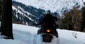 Noleggio motoslitta Trentino