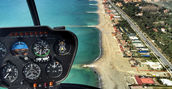 pilotaggio elicottero roma spiaggia