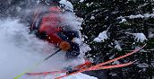 Discesa di freeride su pendii ripidi a Madesimo