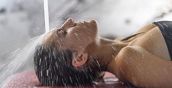 Doccia orizzontale Aquamotus per massaggio ad acqua