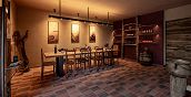 sala degustazioni presso bio weingut sanin a magrè sulla strada del vino