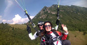 Volo in parapendio biposto lago d'Iseo