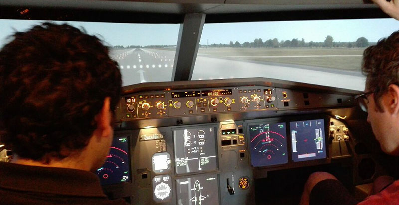 Simulatore di volo professionale