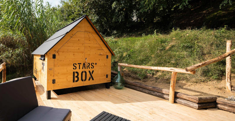 Esperienza di relax nella natura con StarsBOX in Piemonte