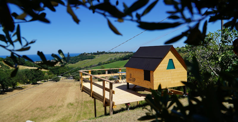 Starsbox nelle Marche immersa nella campagna di Potenza Picena