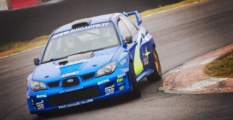 Subaru Impreza STI sulla pista di Cervesina
