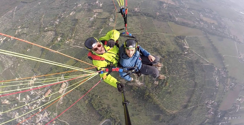 Volo biposto parapendio Monte Cucco