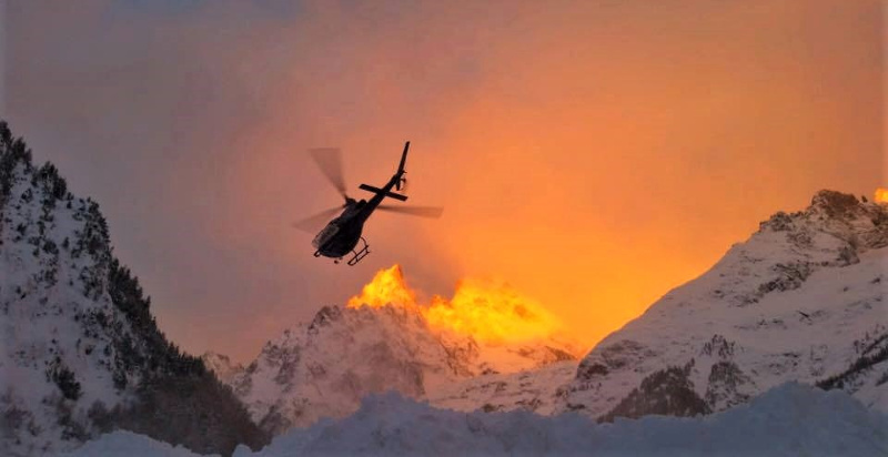 Volo in elicottero - Zona Cortina d