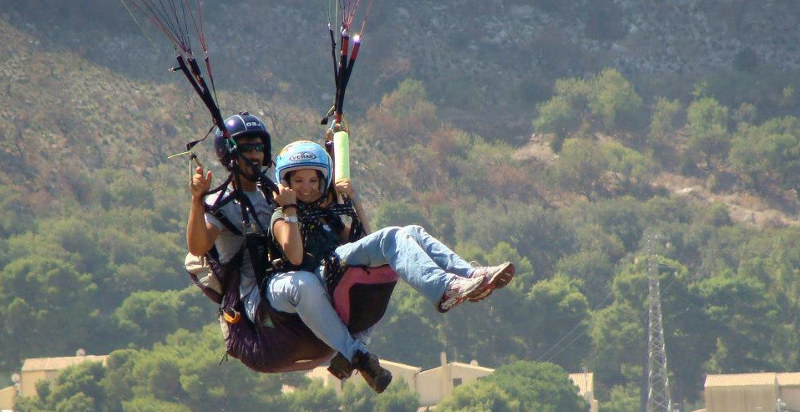 Volo parapendio Castellamare del Golfo