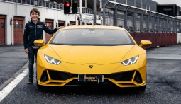 bambini ragazzi Lamborghini copilota
