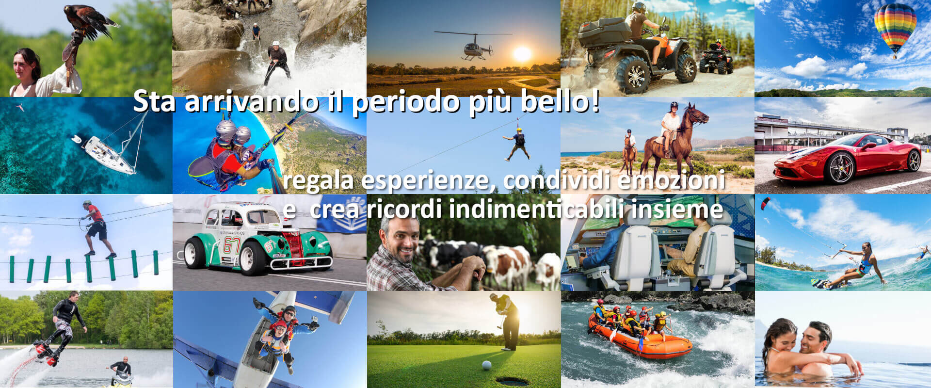 esperienze da regalare in primavera ed estate - regali24